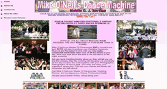 Desktop Screenshot of dancemachine.info